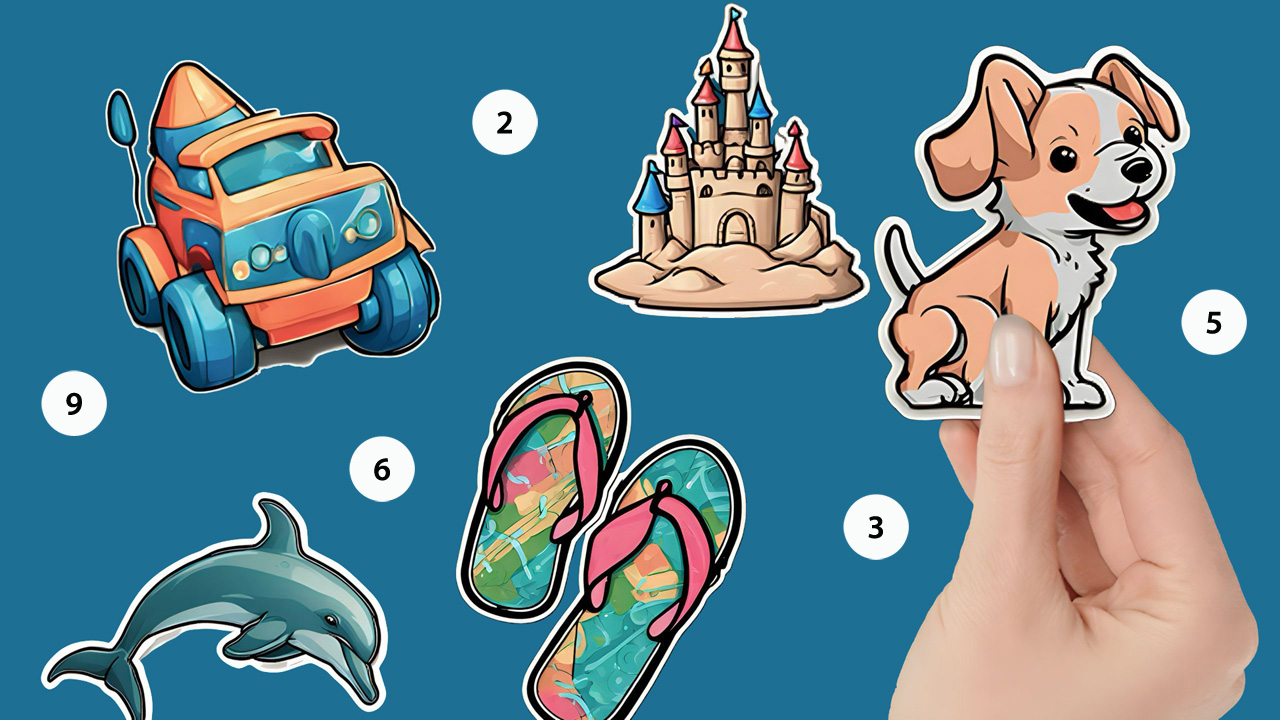 Sticker Book Puzzle Color By Number